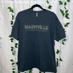 Next Level Apparel | Mens Nashville Tennessee Short Sleeve Tee | Crew Neck | XL
